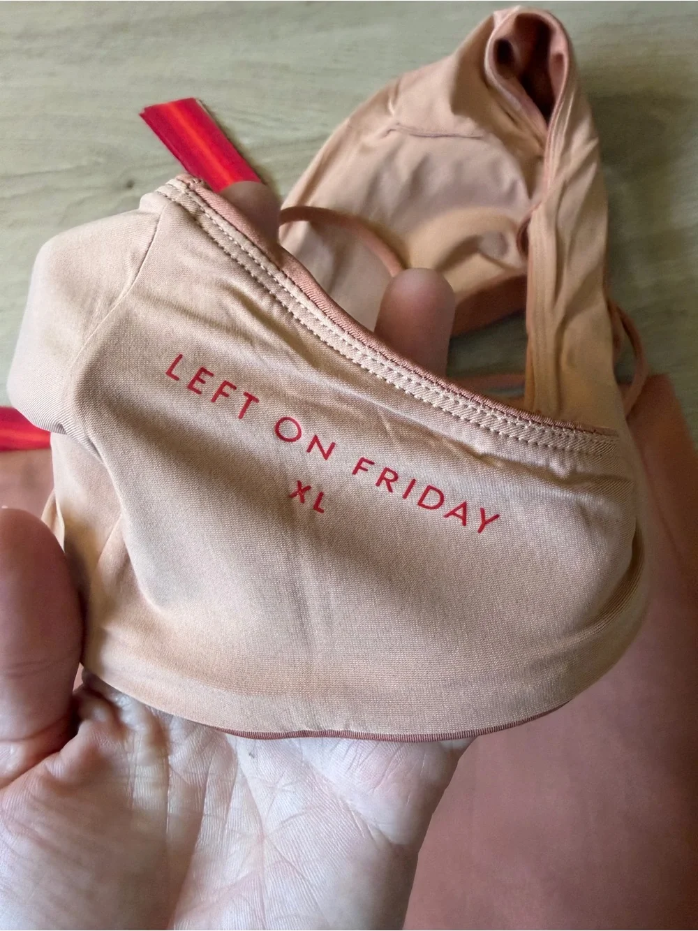 Left On Friday discount holes flaws