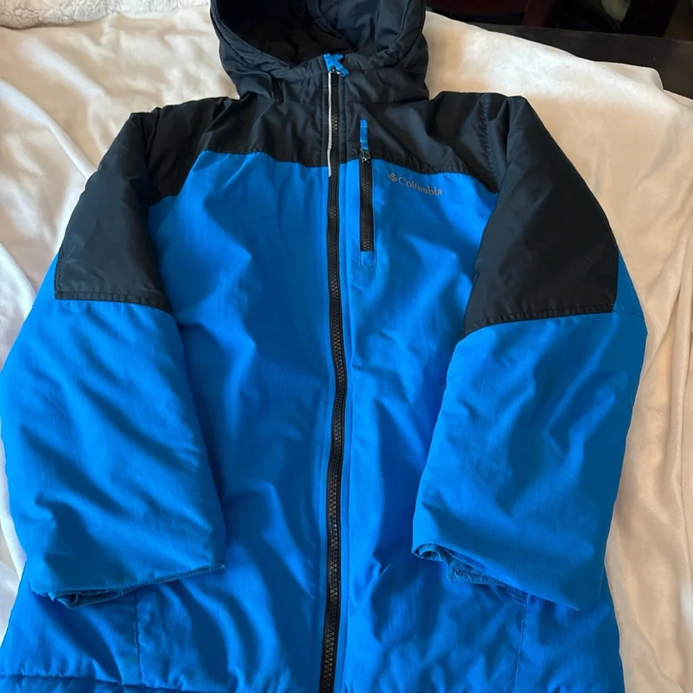 Columbia Blue and Black Sportswear Jacket