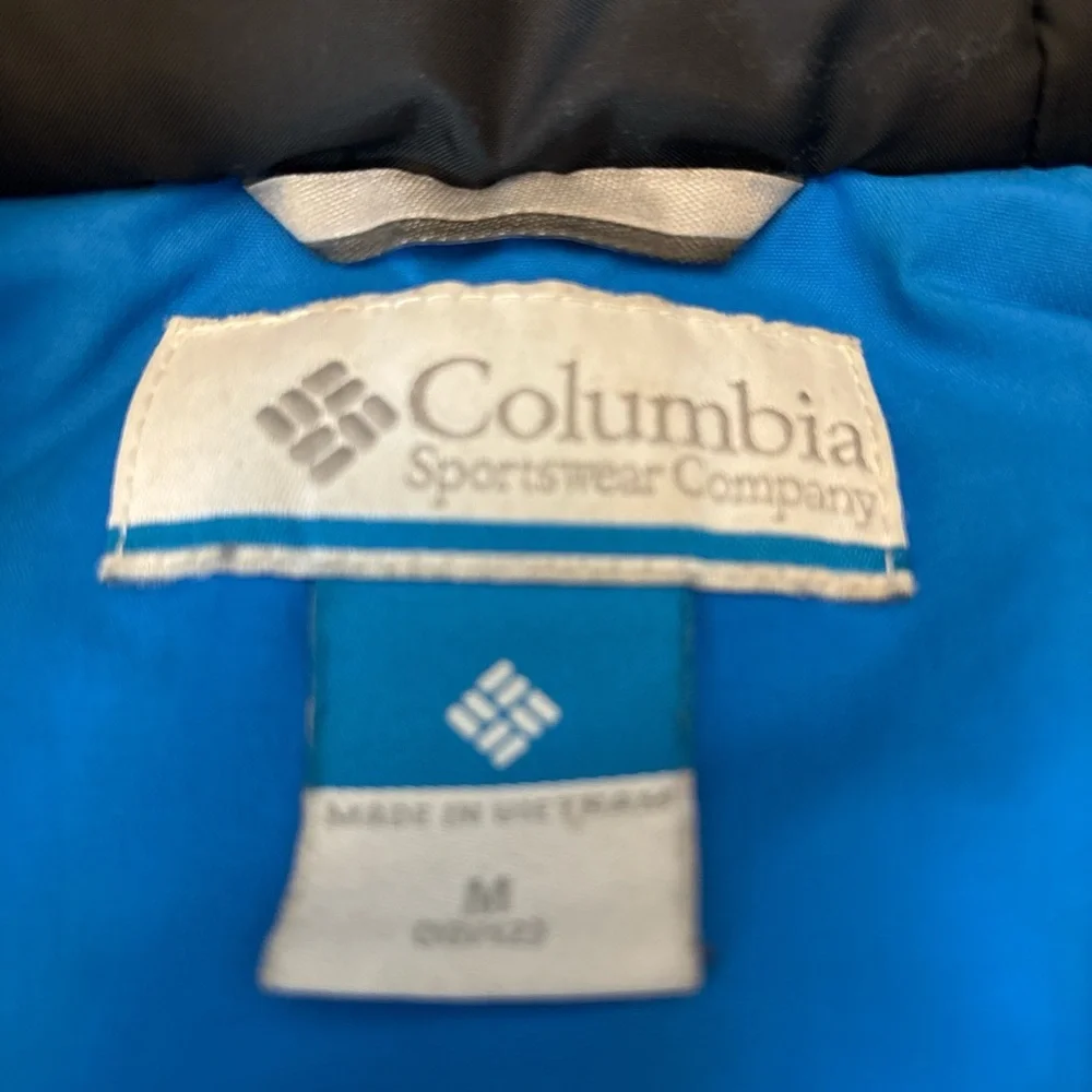 Columbia Blue and Black Sportswear Jacket