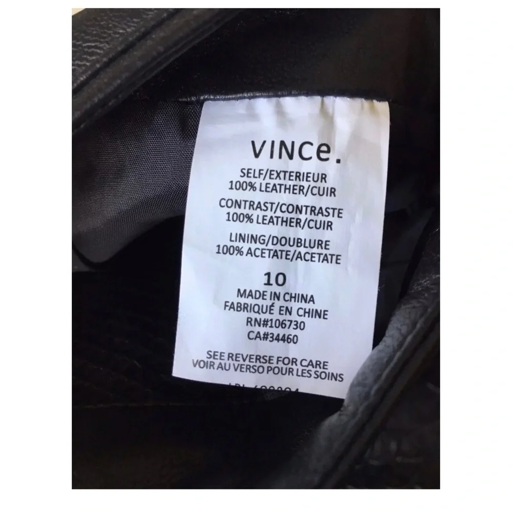 Vince snake embossed