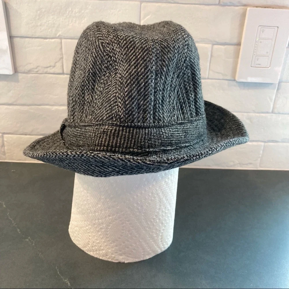 Vintage Pendleton sz Large wool fedora herringbone pattern