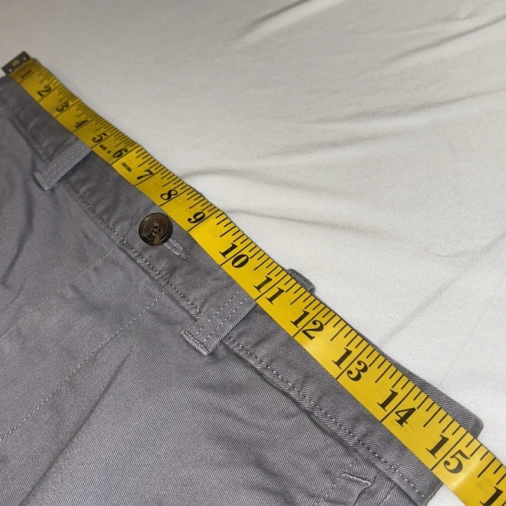 J. Crew shirts chino flat front 4 pockets button/zip close high rise Size 28