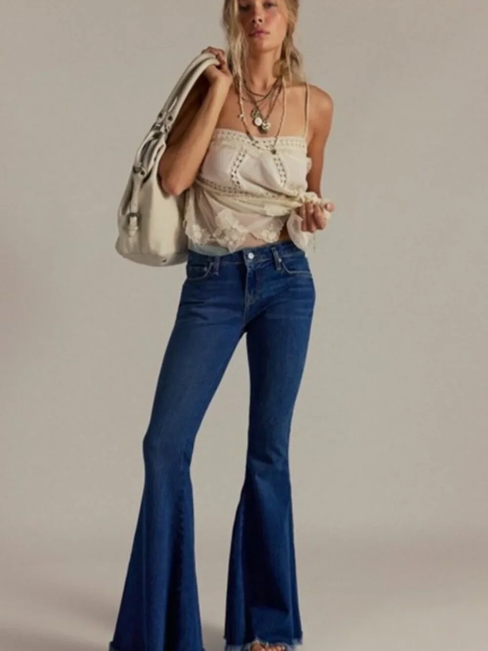 FREE PEOPLE We The Free Emre Low Rise Flare Jeans 26 NWT