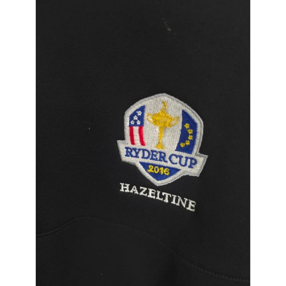 Nike Golf Ryder Cup 2016 Hazeltine‎ Jacket Mens Large Black 1/4 Zip Pullover