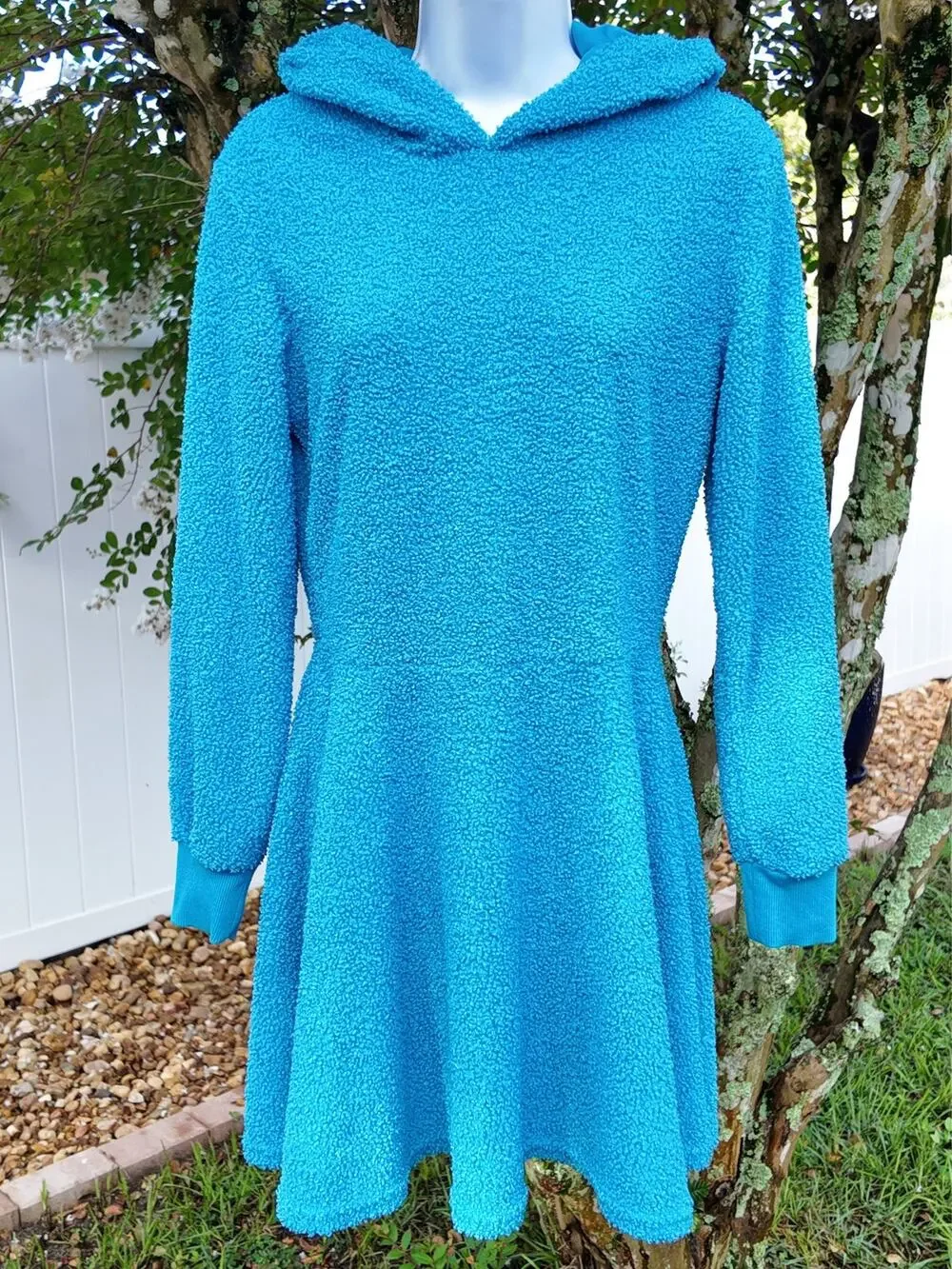 Cookie Monster Sherpa Hooded Dress Womens M Sesame Street Spirit Halloween