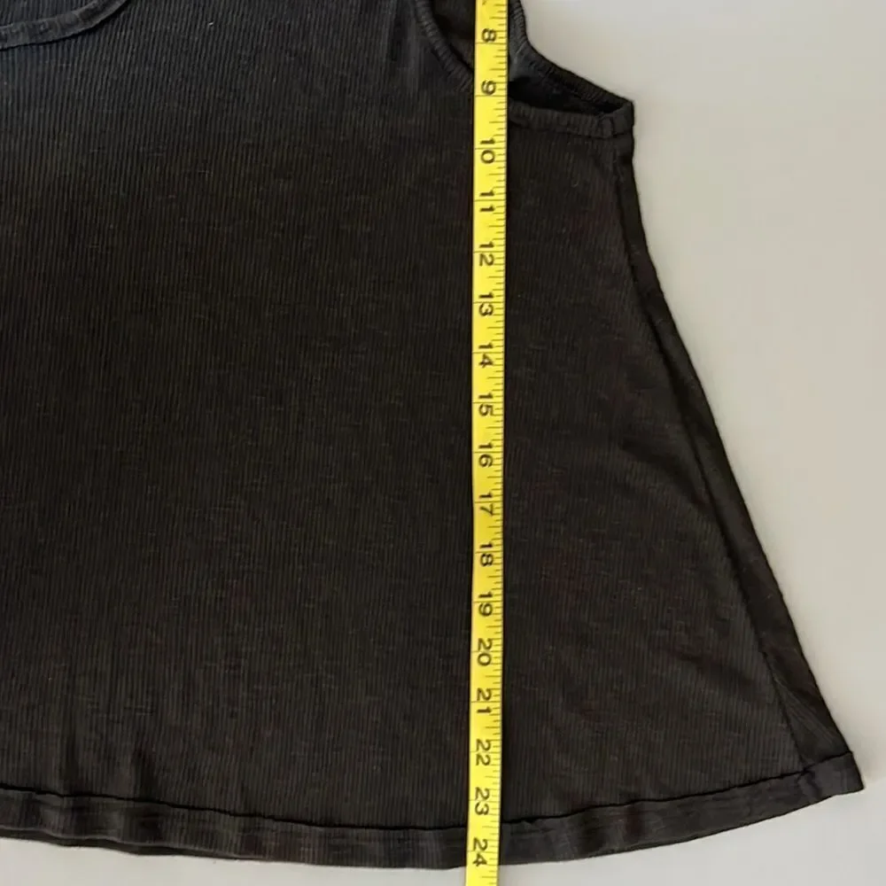 Free People Black Sleeveless Tank Top Size XS