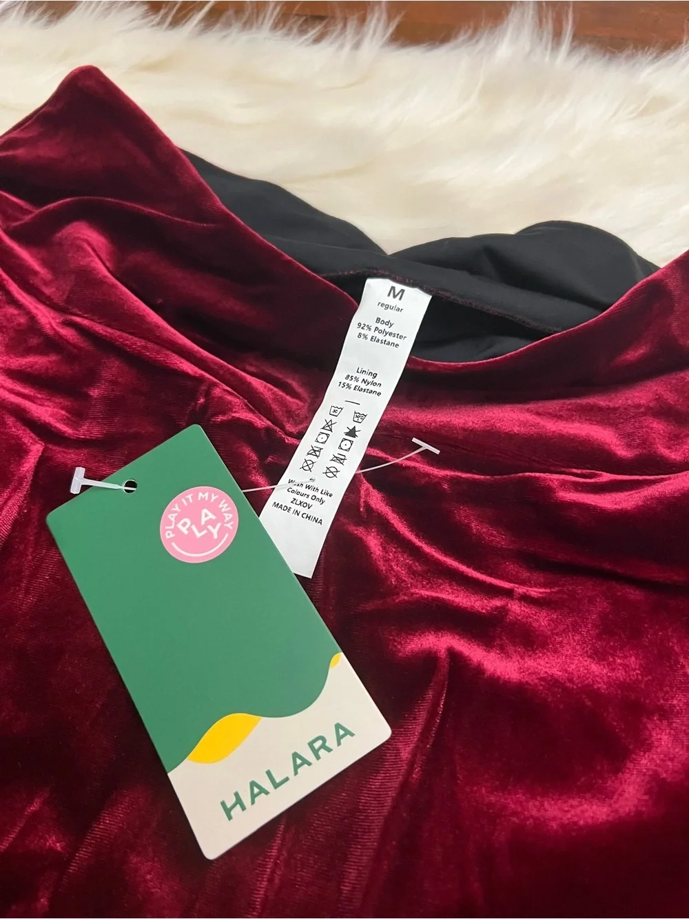 HALARA velvet high
