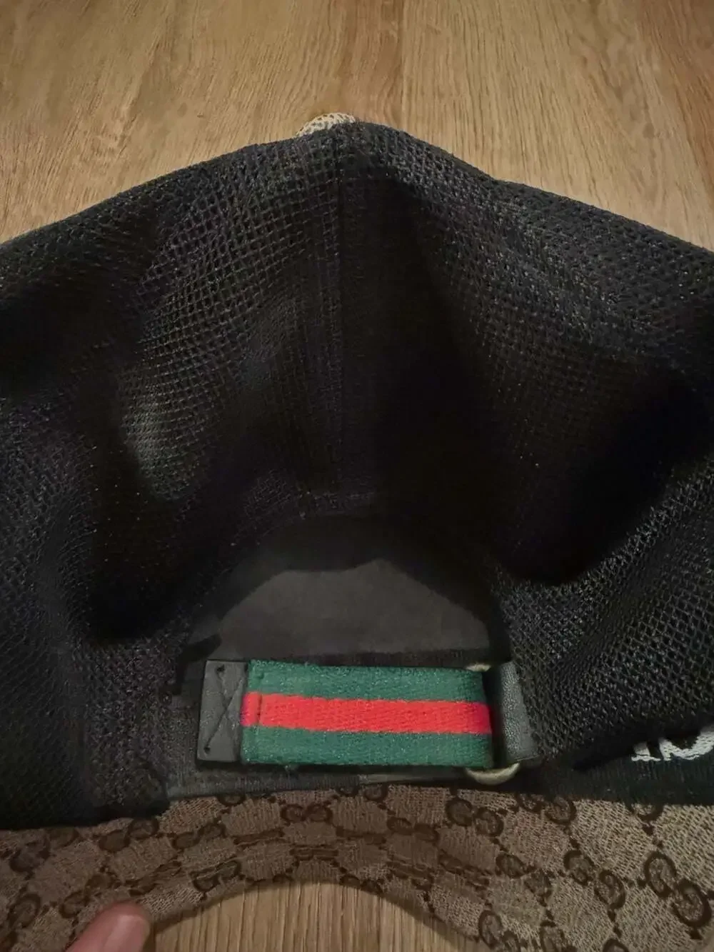 Gucci GG Supreme Kingsnake Mesh Baseball Cap