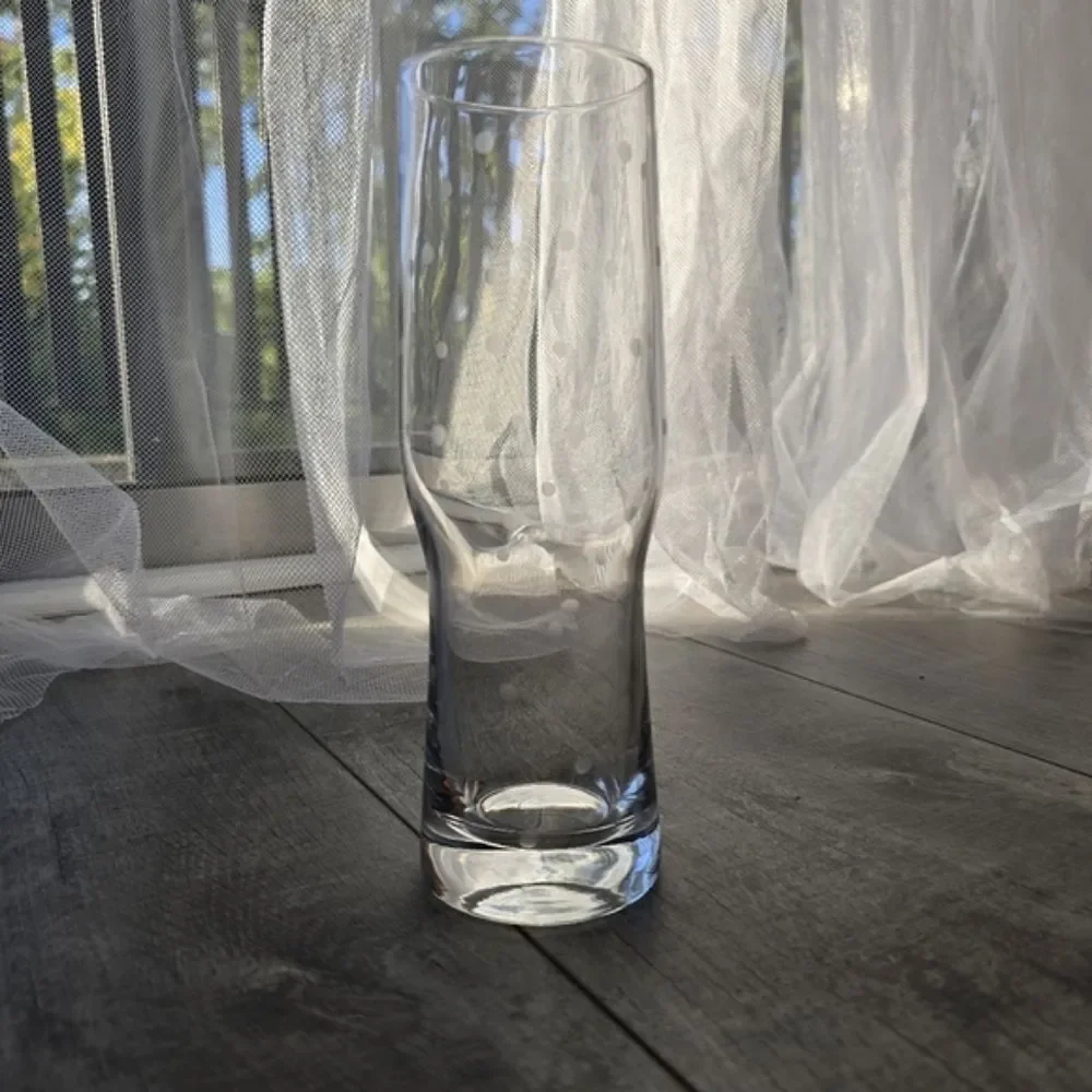 Kate Spade for Lenox Larabee Dot Crystal Pilsner Beer Glass