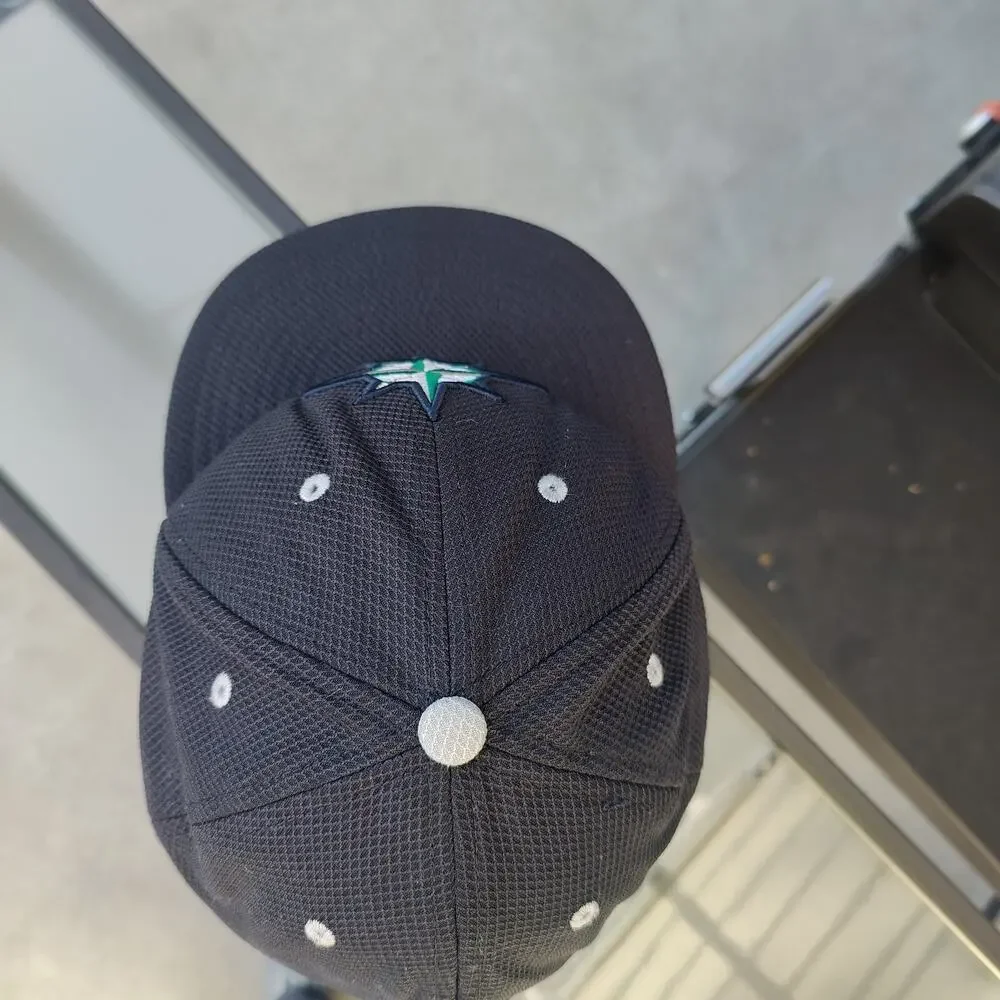 Seattle Mariners Hat New Era 7 1/2 Throw Forward 59Fifty Logo Batting Practice