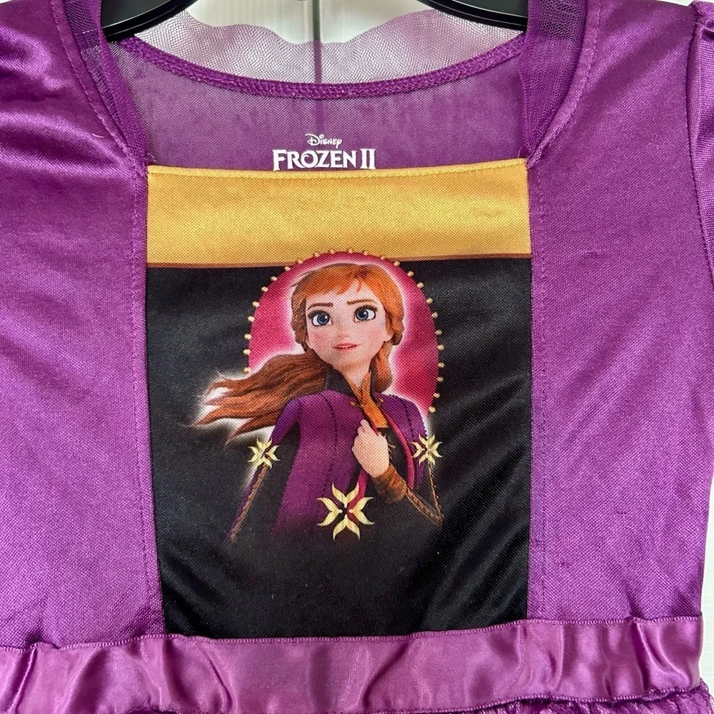 Costume/night gown girls size 7/8 Disney Frozen 2 Princess Anna purple pjs