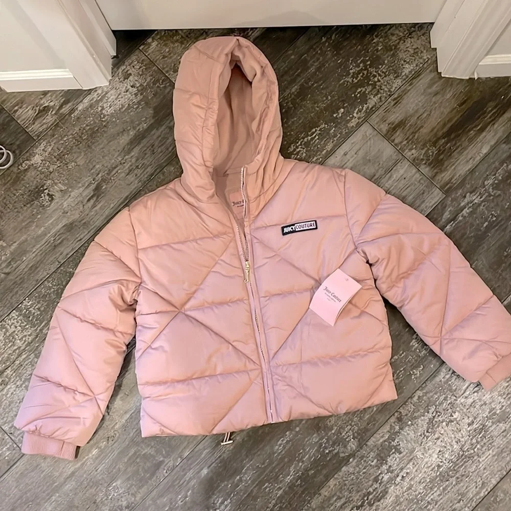 Juicy Couture Down Jacket Kids NWT Sz Small 7/8