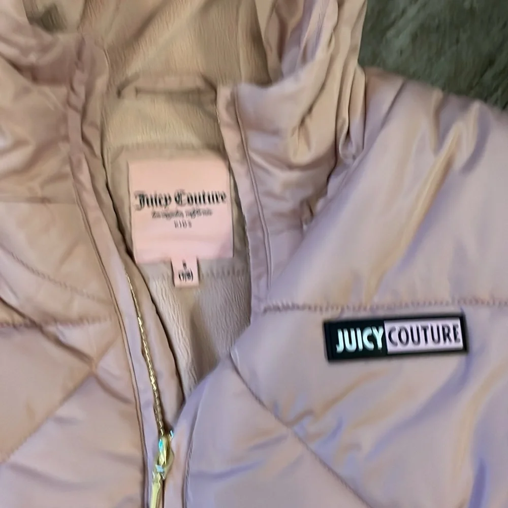Juicy Couture Down Jacket Kids NWT Sz Small 7/8