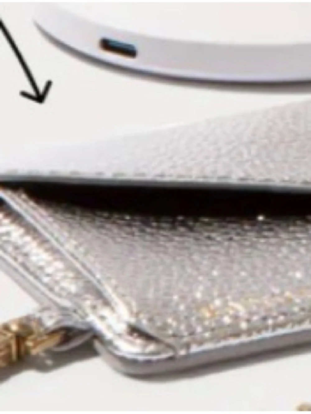 Bandolier crossbody wallet