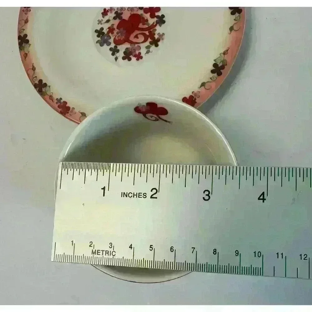 2004 PAUL CARDEW TEA FOR ONE PINK CHINTZ RED HAT SOCIETY CUP & SAUCER
