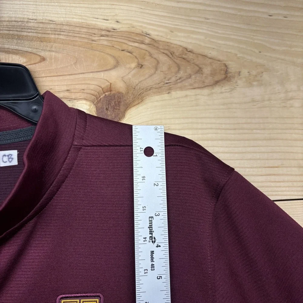 Minnesota Golden Gophers Sweatshirt Mens Medium Red‎ Nike Dri Fit Team Issue