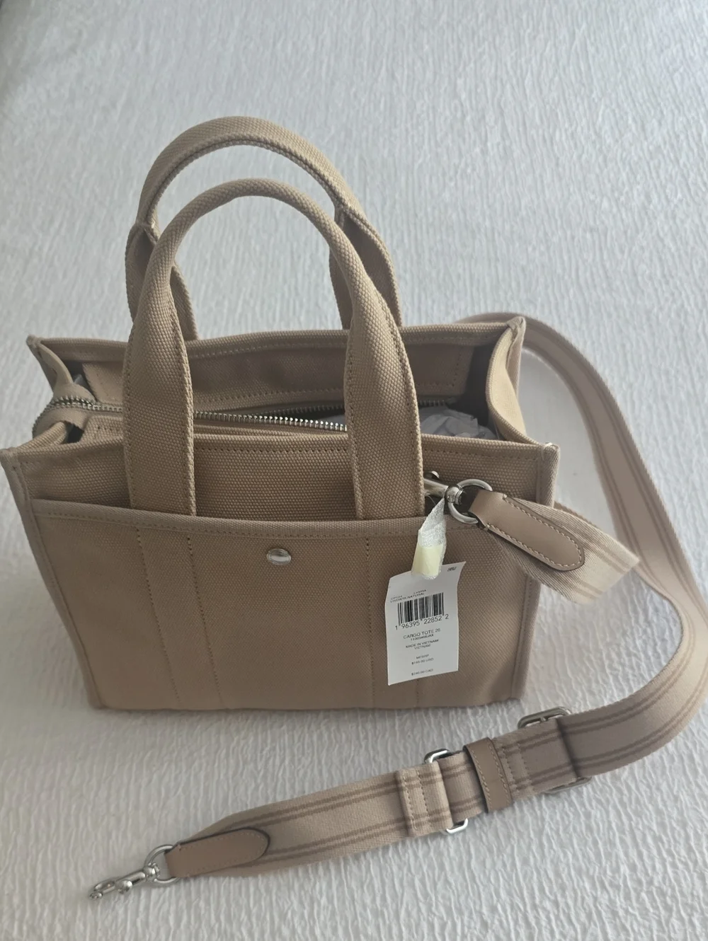 Coach compact canvas