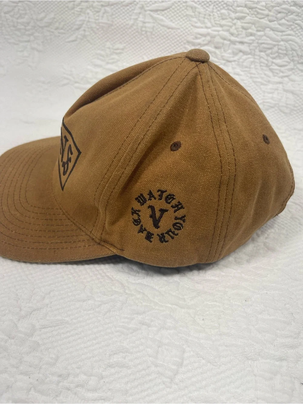 Vans Brown Canvas Logo Cap