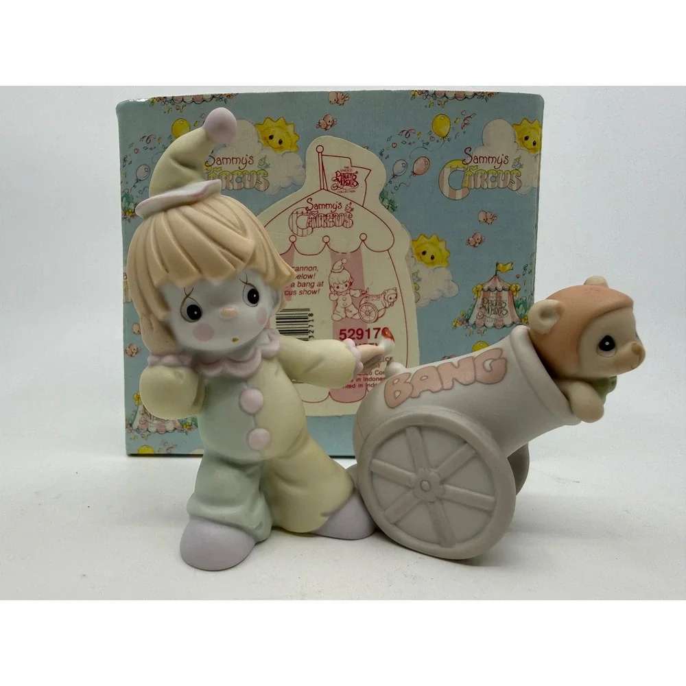 Precious Moments Dusty Sammys Circus Clown Cannon Figurine 529176 Enesco 1993