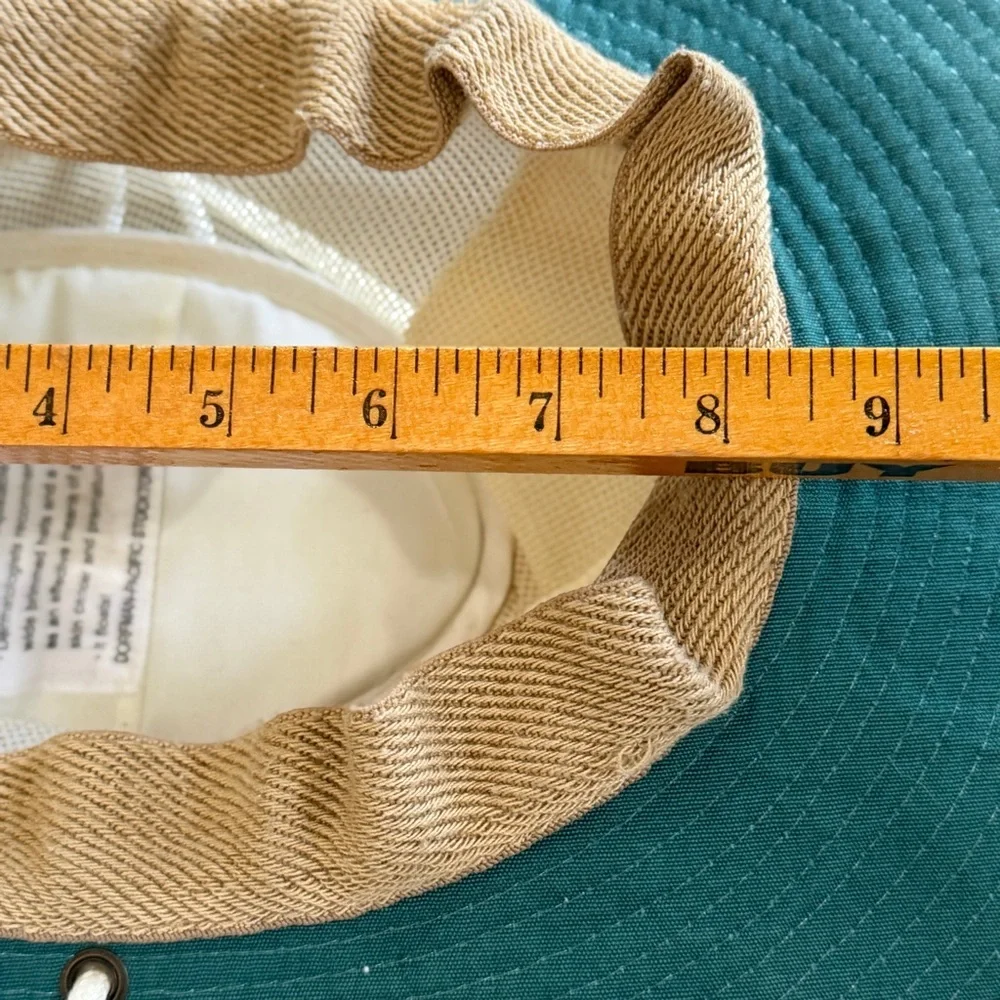 Dorfman Pacific Canvas‎ Adult Hat Floater Cream Chin Strap Outdoors Boat Fishing
