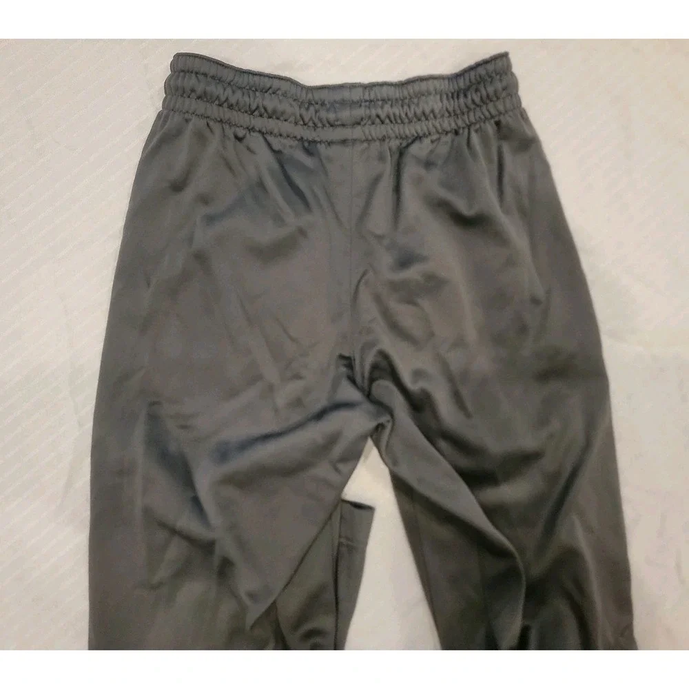 Nike Swoosh Dri-Fit Joggers Fleece Lined Sweatpants Elastic Waist Cuffs Gray S‎