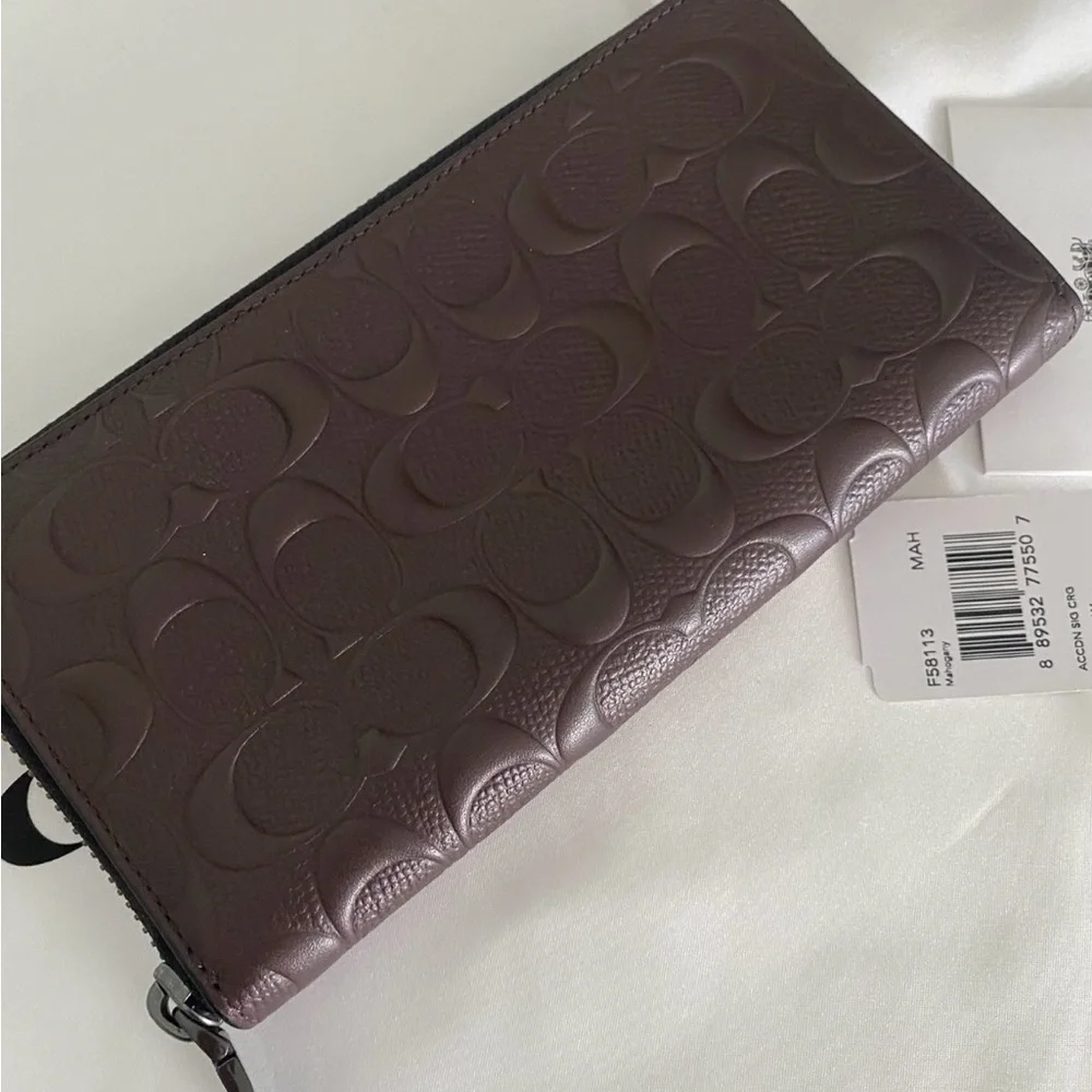 Coach Embossed Leather Wallet