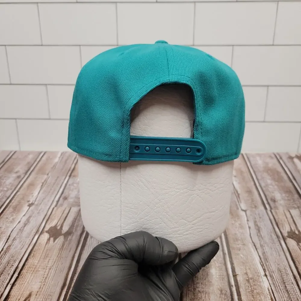New Era 9SEVENTY Miami Dolphins Aqua Stretch Snap Adjustable NFL Hat OSFM