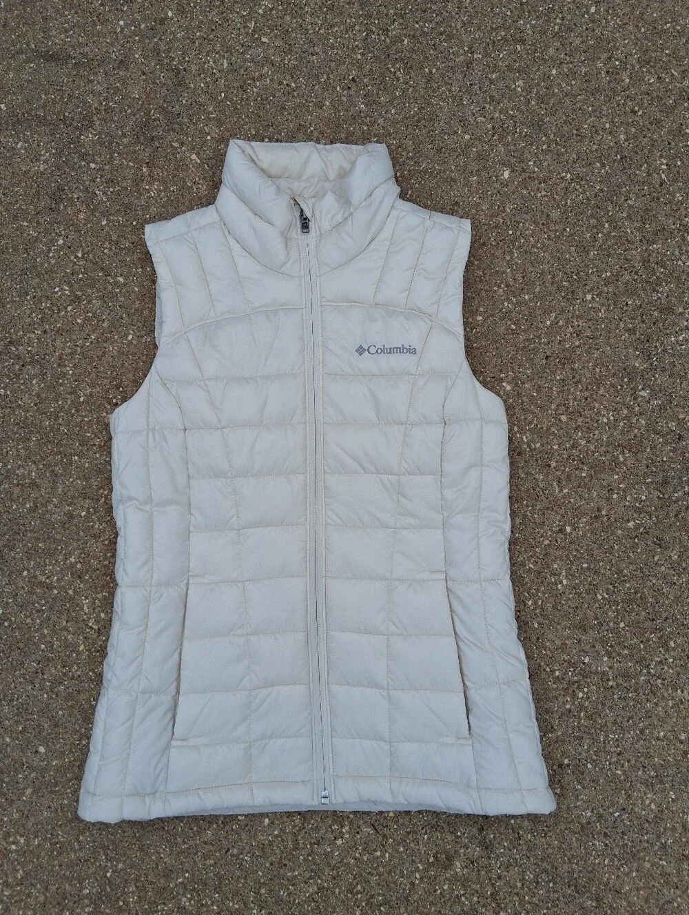Columbia Thermal Coil Quilted Puffer Vest - Ivory XS