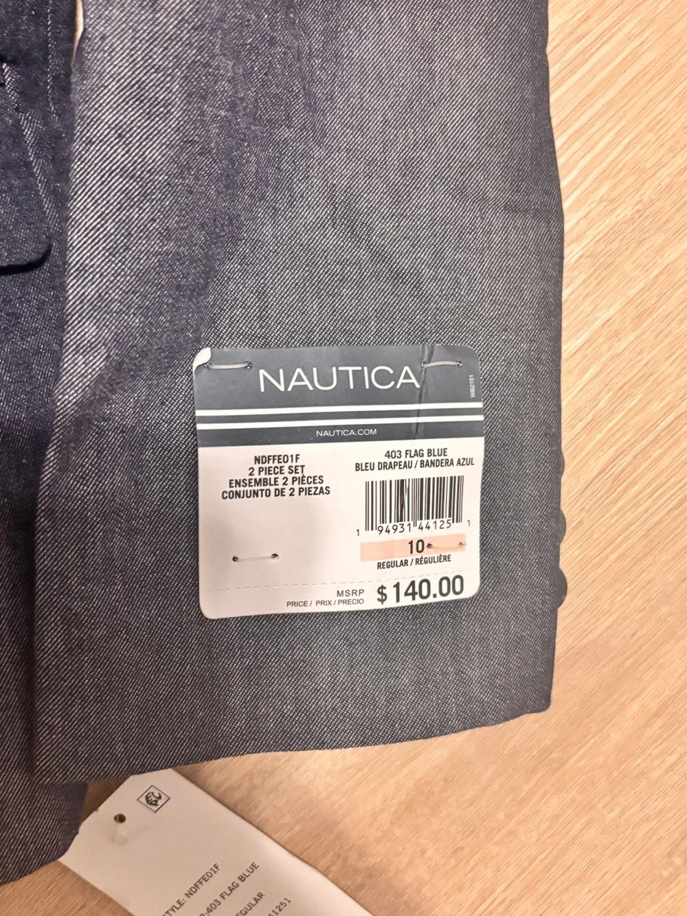 Nautica Boy’s BlueTwo-Piece Suit - Modern Fit