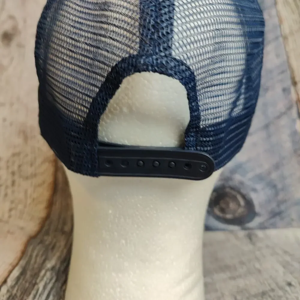 Pabst Blue Ribbon Snapback Trucker Hat PBR Baseball Cap Mesh Back Braided Rope