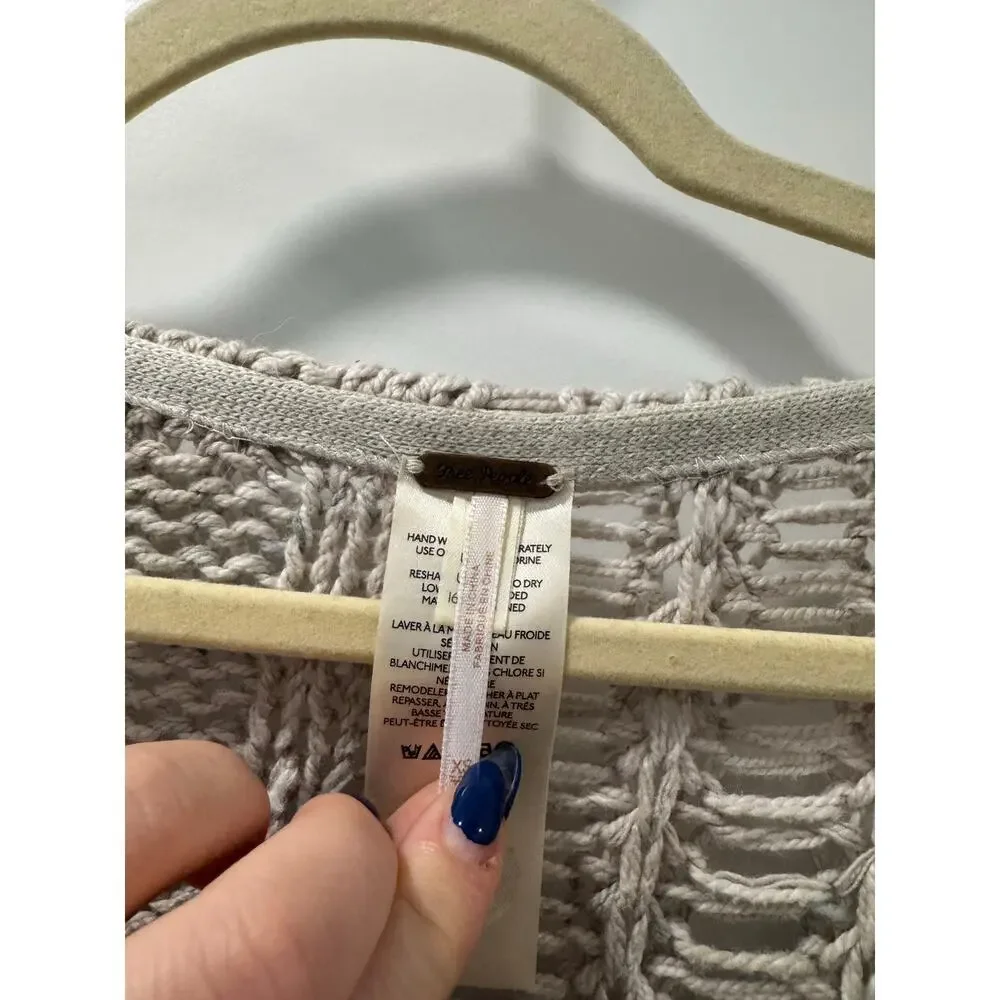 Free People Honey Cable Pullover size XS