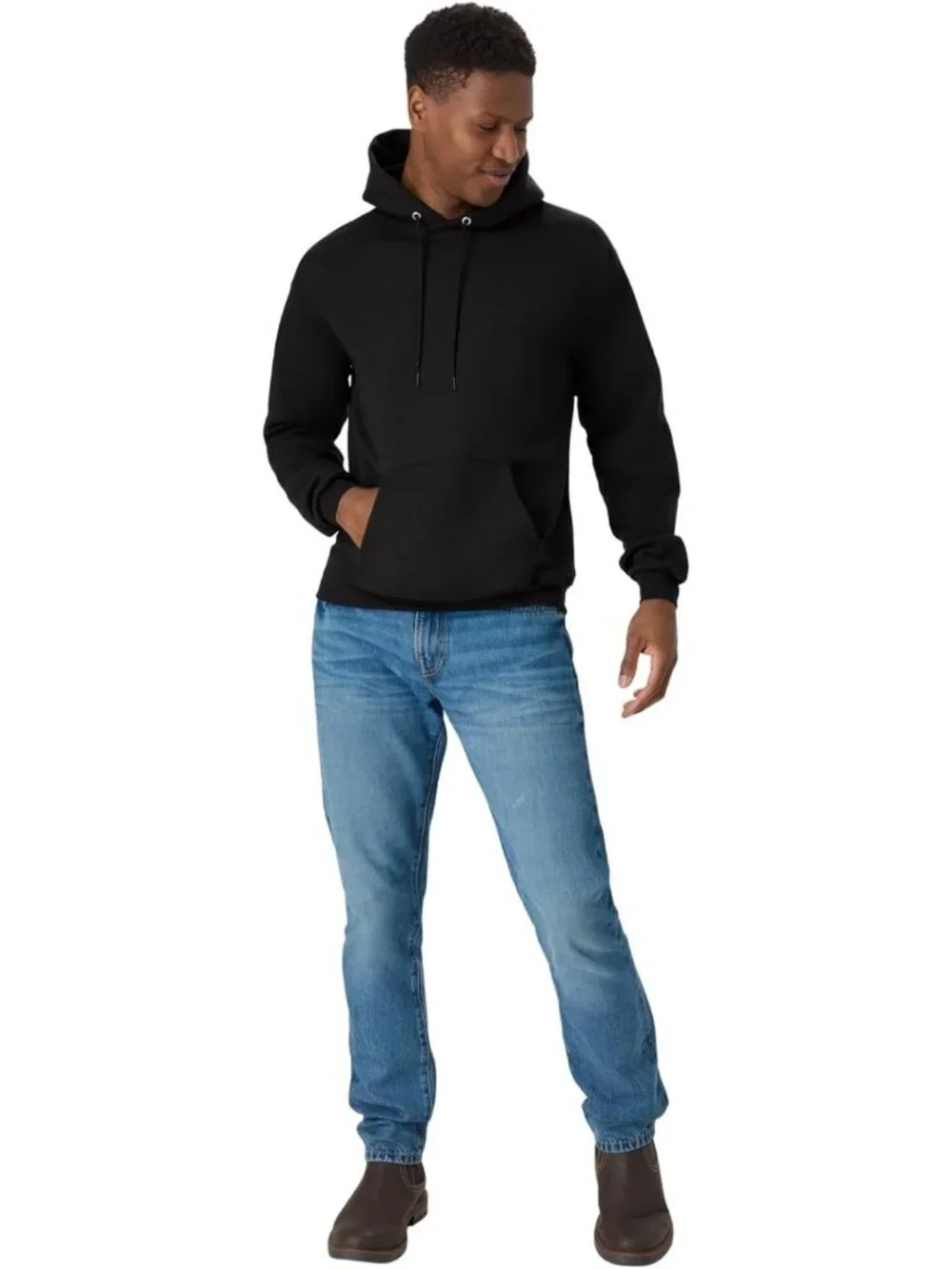 Cozy EcoSmart Fleece Hoodie for Men & Women - Midweight Sweatshirt, Big & Tall