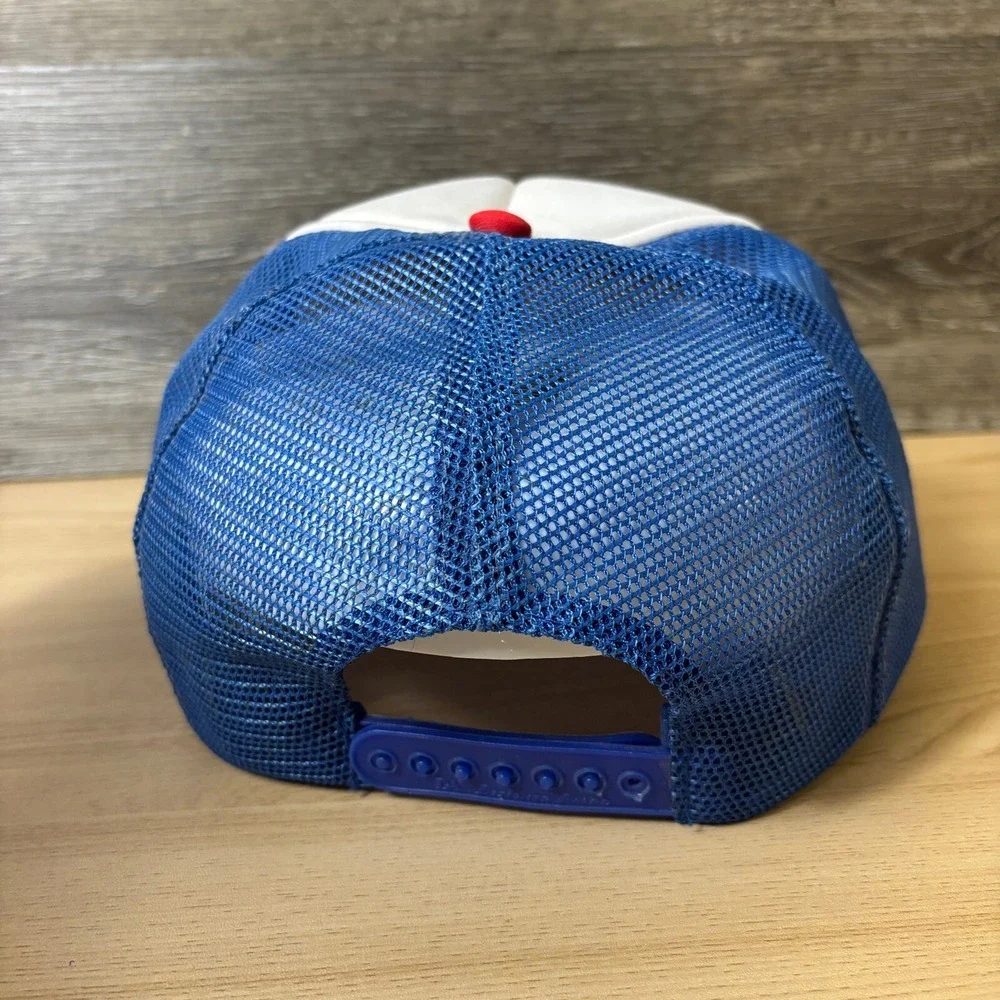 Vintage‎ USAF Hat Cap Snap Back Blue Red Trucker Thunderbirds