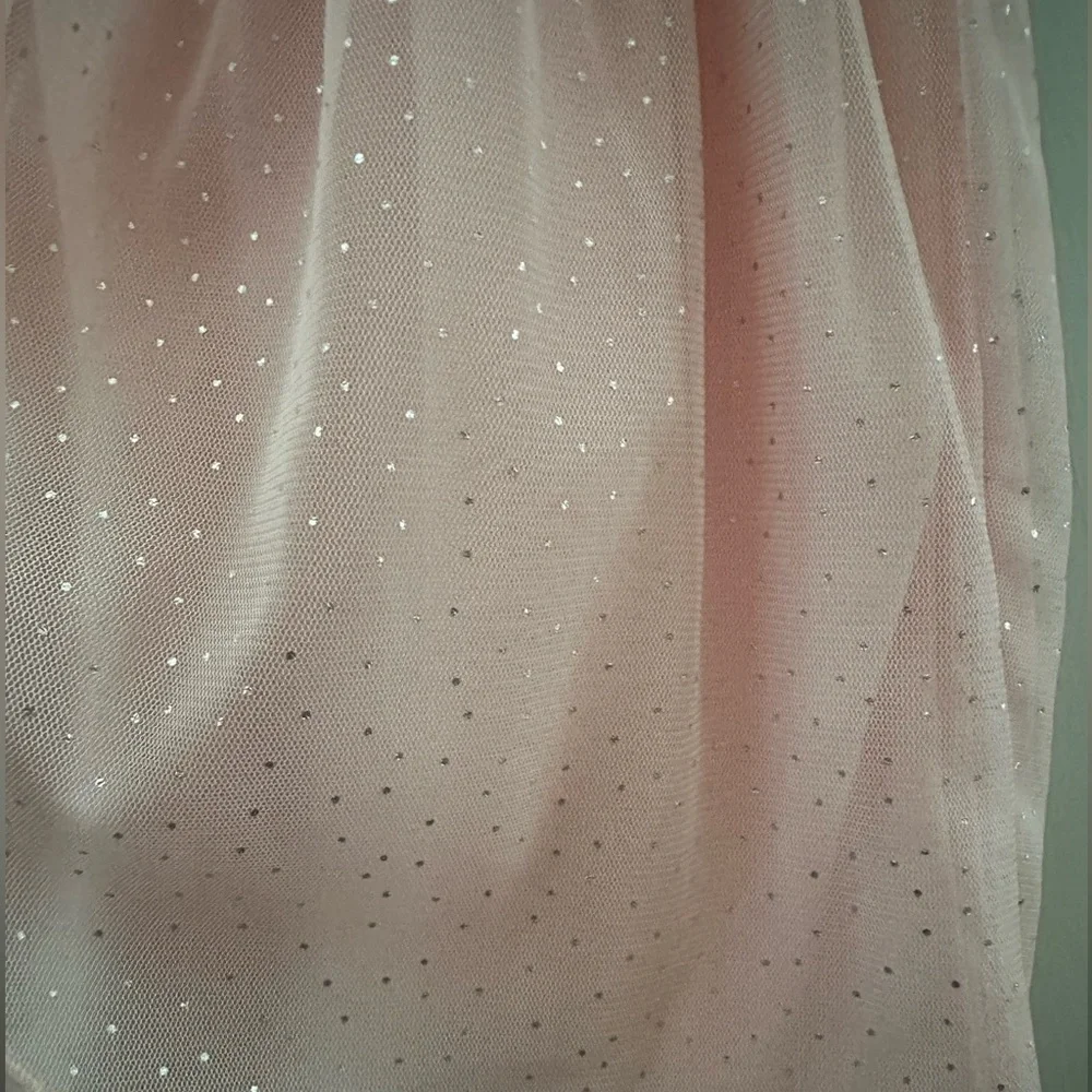 Carter’s Sleepwear Girls 3 Pc Pink Ruffled Sparkle Top, Pants, Shorts Set NWT