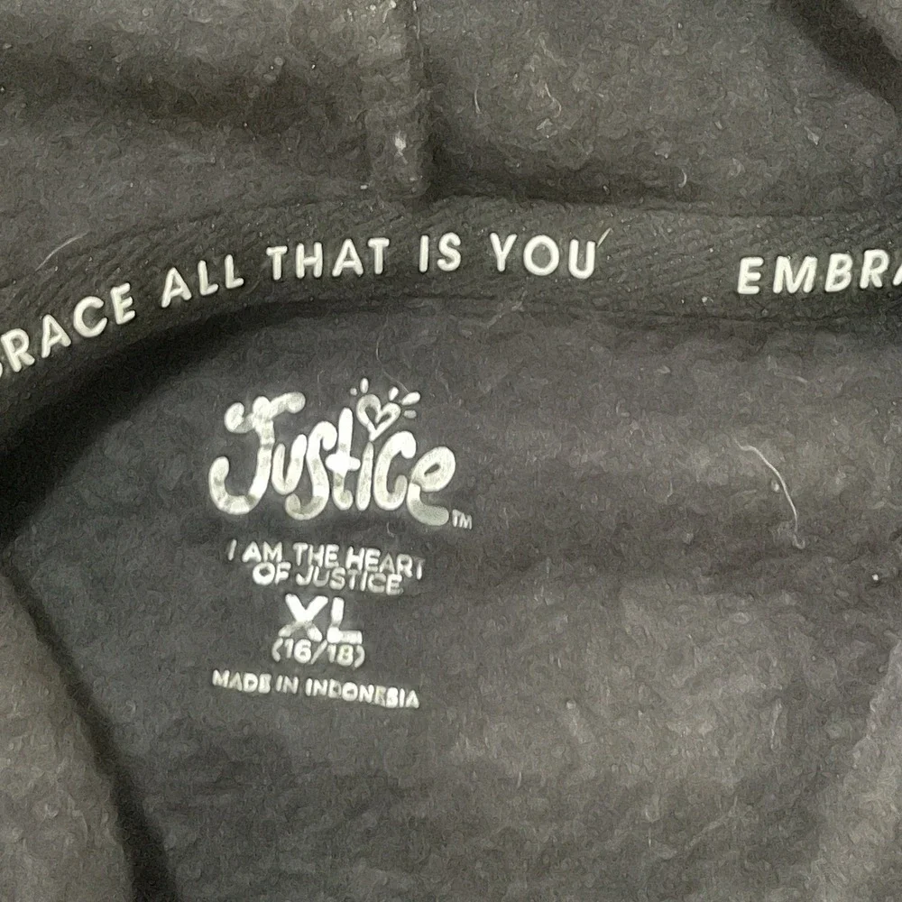 Justice Girls Youth size 16/18‎ XL hoodie by Justice Sweatshirt Neon School