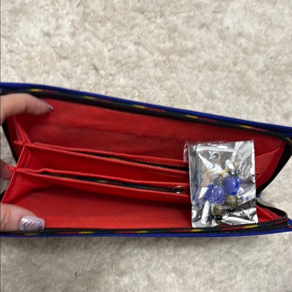 Embroidered Clutch with Floral Design