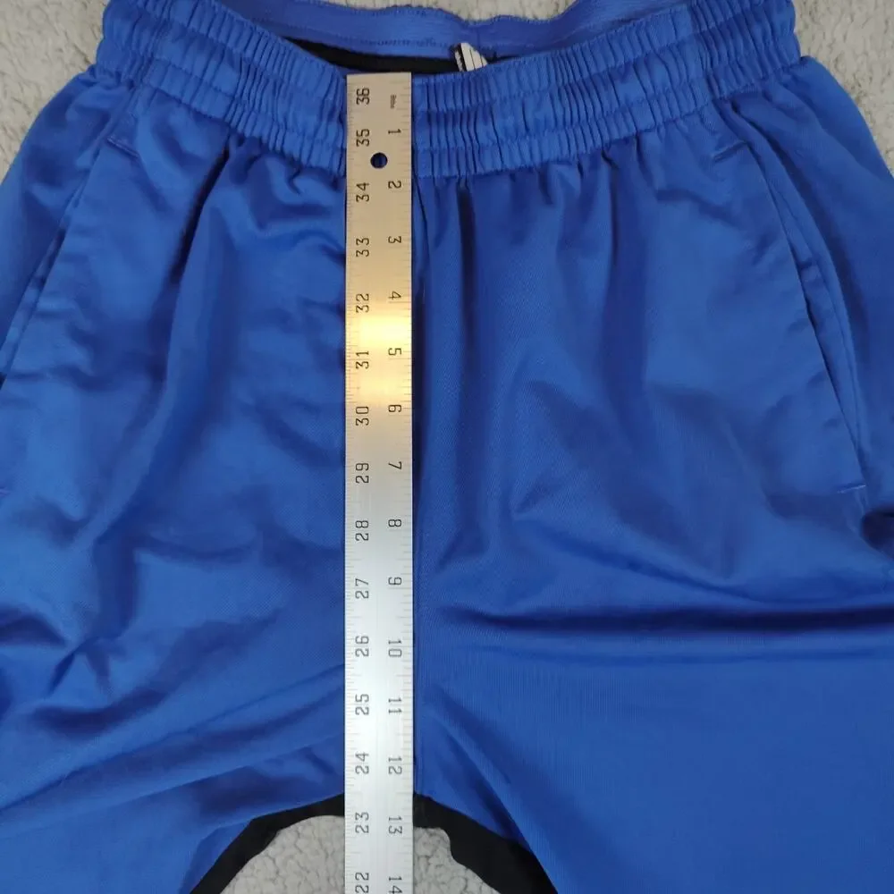Nike Dri Fit Shorts Mens Medium Blue Black color block Basketball Athletic summ