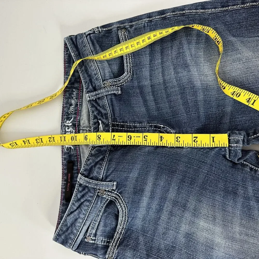 Wrangler Rock 47‎ Jeans Womens 6 Blue Bootcut Western Cowgirl Rodeo Ranch