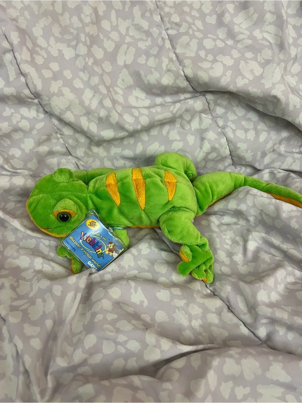 NWT Webkinz Lemon Lime Gecko Plush Retired