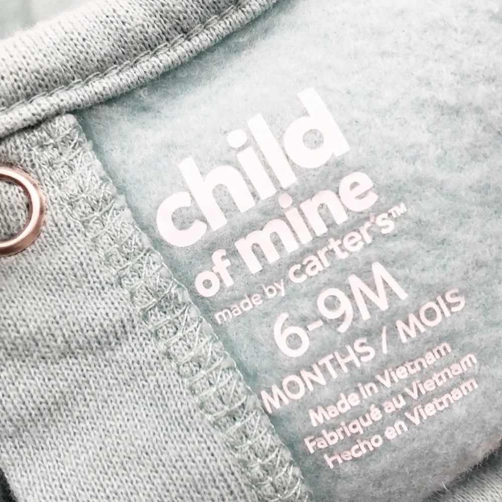 Carter's Little Sister mint long sleeve sweater