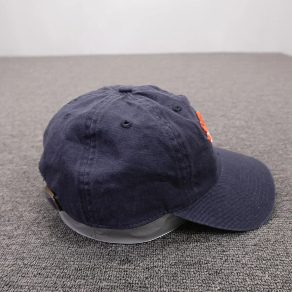 Denver Broncos Hat Cap Strap Back Mens One Size Navy Blue NFL Football '47