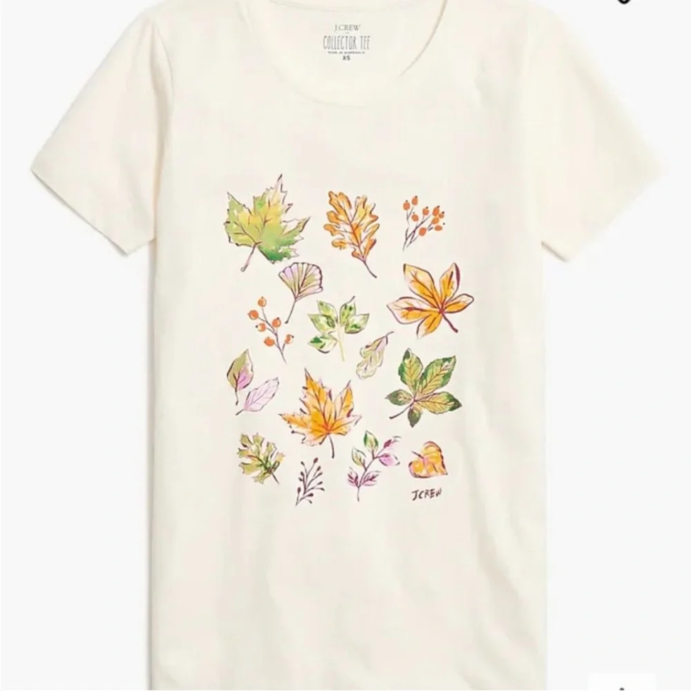 NEW! J. Crew Collector Tee with Botanical Print