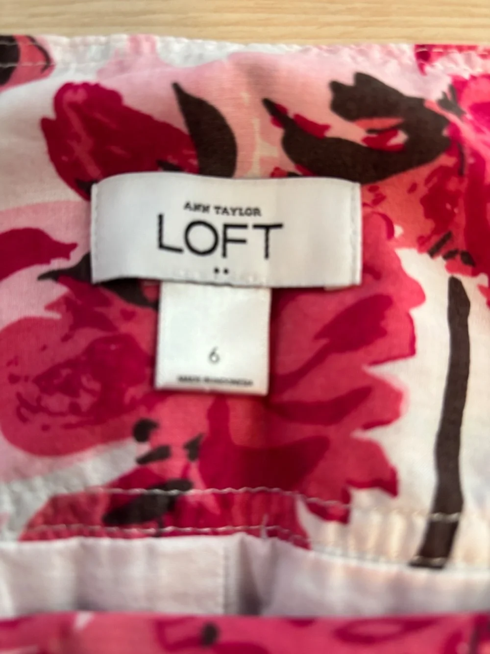 Floral mini skirt