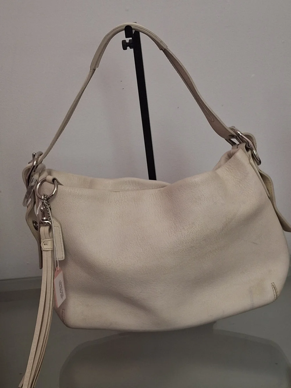 Coach East West Beige Hobo