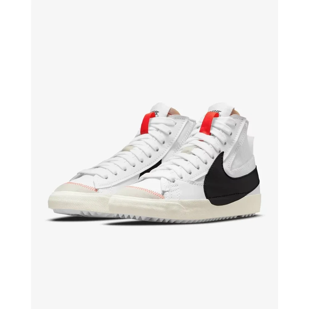 Nike Blazer Mid '77 Jumbo Mens Size 7.5 White Black Shoes DD3111-100 NEW
