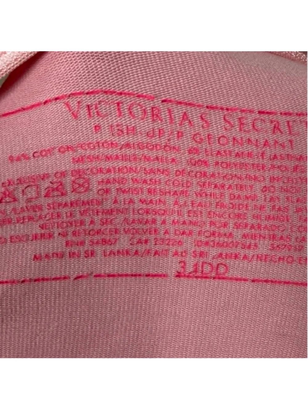 Victorias Secret closure racerback