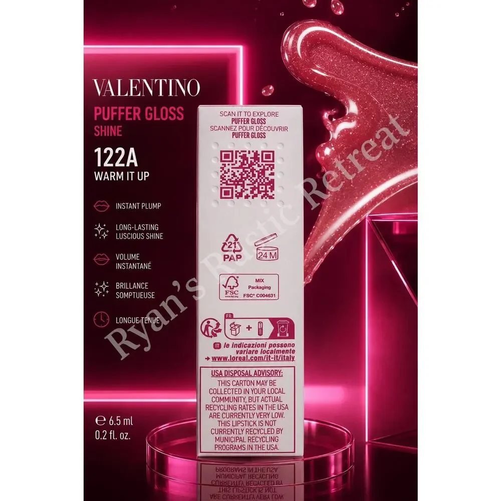 Valentino puffer gloss