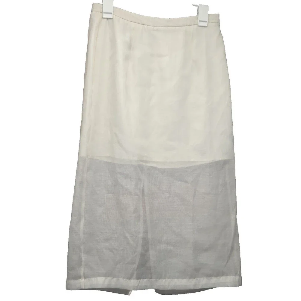A New Day Cream Ivory Light Weight Skirt Women's Size 6 New
