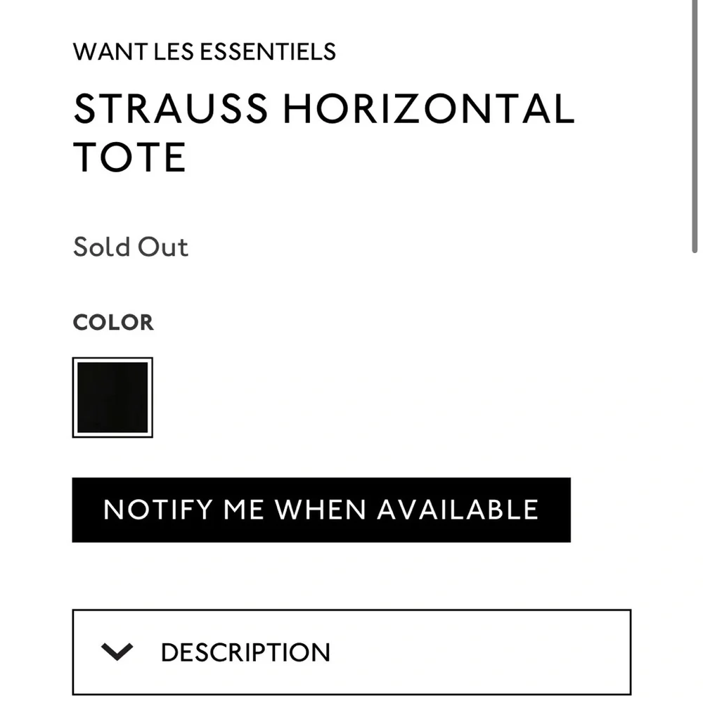 WANT Les Essentiels elegant black
