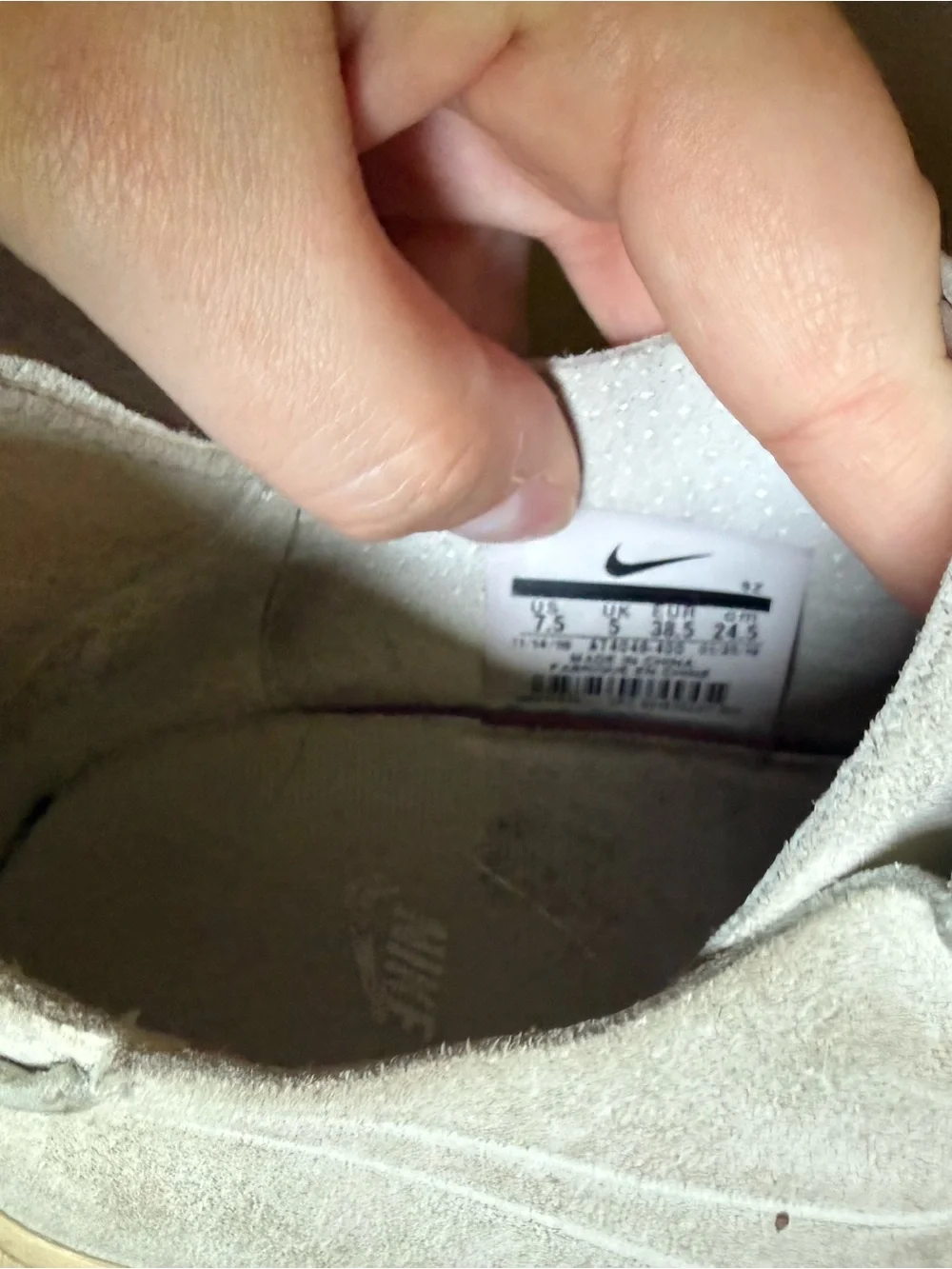 Nike them visible subtle